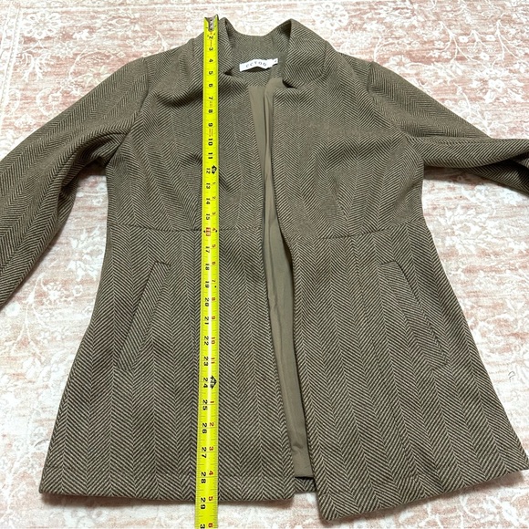 Woolen Herringbone Blazer Jacket - Picture 12 of 12